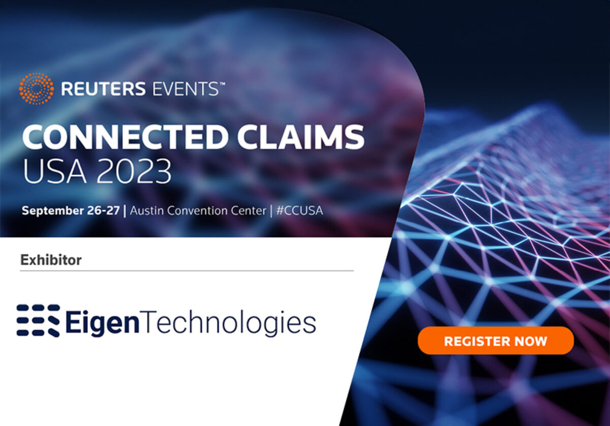 Connected Claims USA 2023 Eigen Technologies