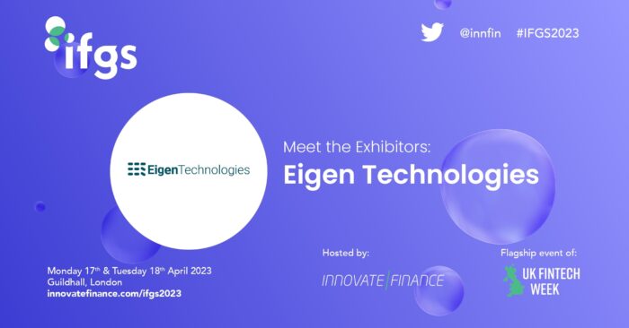 Eigen Technologies exhibitor social card89