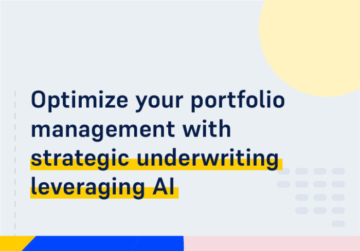 CMS WEBINAR Optimize your portfolio management with strategic underwriting leveraging AI