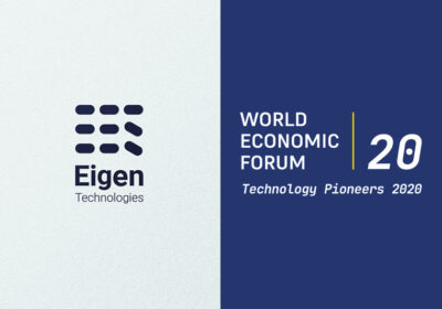 NEWS Eigen Technologies Selected to be World Economic Forum Technology Pioneer